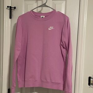 Nike Women's Lavender Crew Neck Sweater